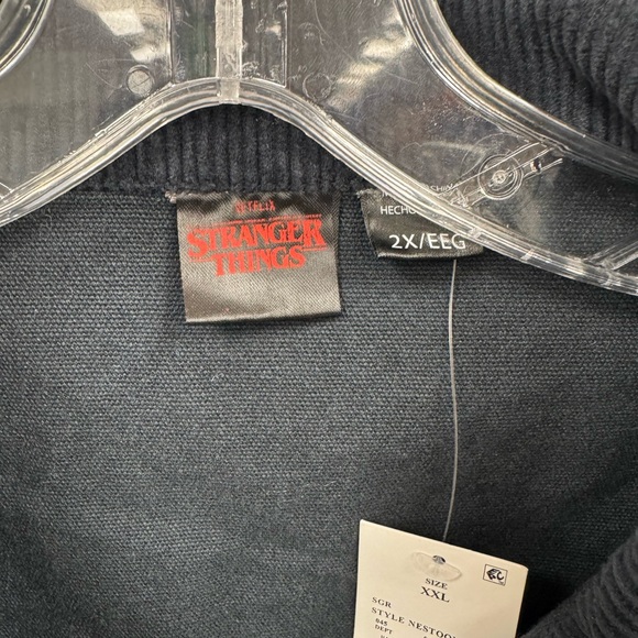 Stranger Things - Bradley’s Workwear Mechanic Jacket, Navy Blue, Men’s XXL, NWT - Picture 6 of 10